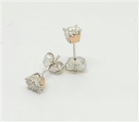 Orecchini Roberto Giannotti Donna La Luce Degli Angeli in Oro bianco Diamante 0.3 Ct LUX07 - LUX07